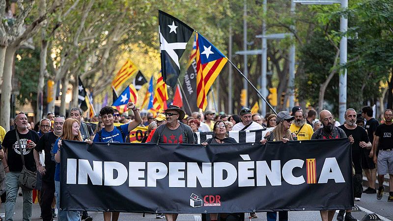 El independentismo exige negociar la amnistía y la autodeterminación en el sexto aniversario del 1-O