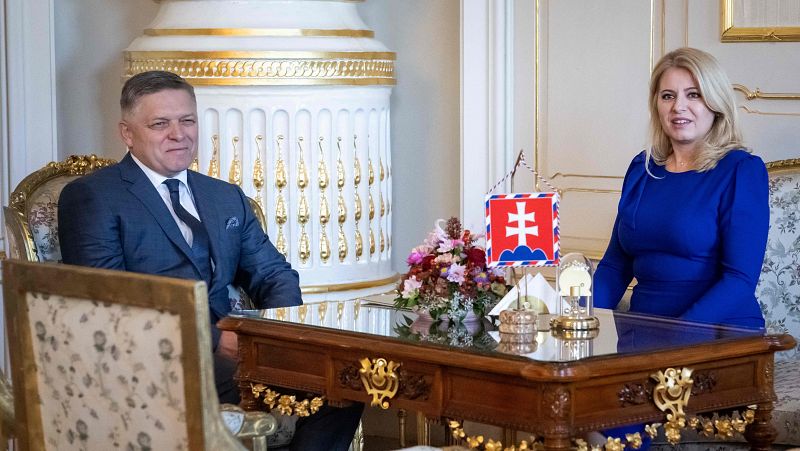 El presidente de Eslovaquia encomienda formar gobierno al populista Robert Fico tras su victoria en las elecciones
