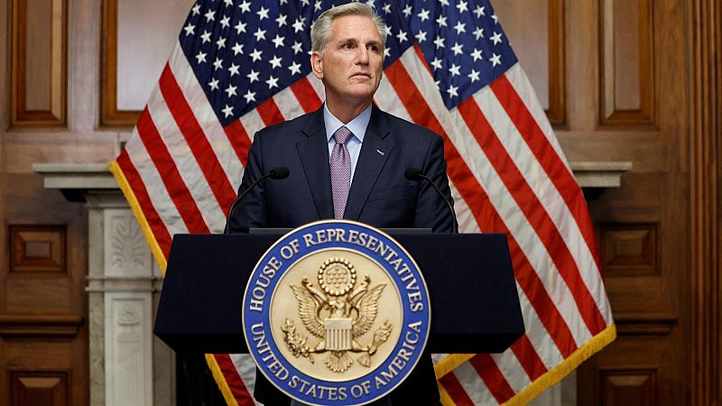 La Cámara de Representantes de EE.UU. destituye a su presidente, el republicano Kevin McCarthy