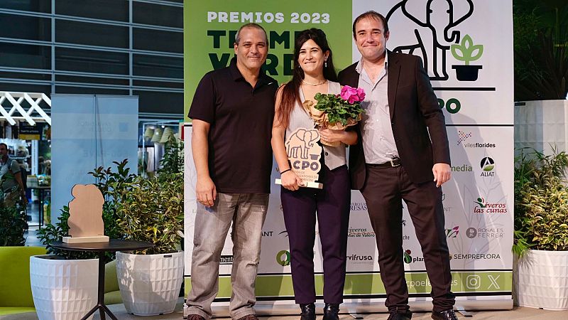 'Va de verd' entrega el 'Premi al Moly de l'Any' a Iberflora