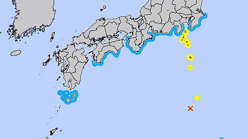 Japón desactiva la alerta de tsunami al sur de Tokio por un terremoto de magnitud 6,6