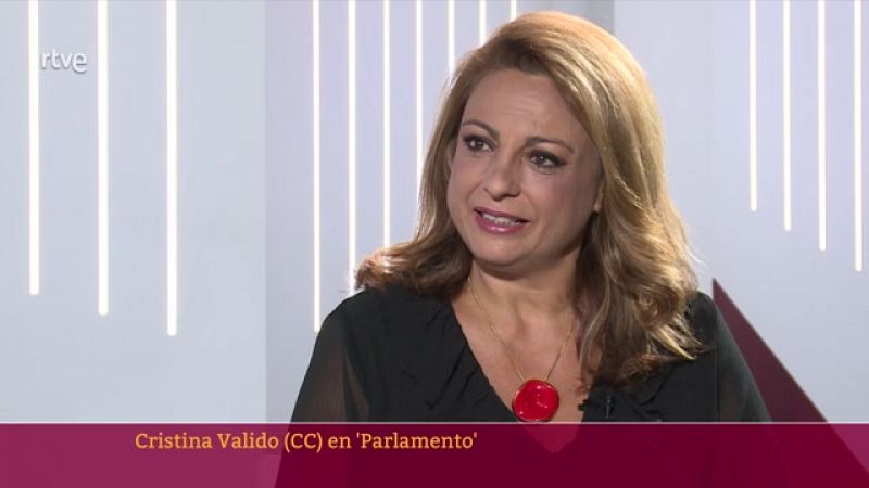 Cristina Valido (CC): "La cosa está complicada. Nosotros ponemos las mismas condiciones a Sánchez y a Feijóo"