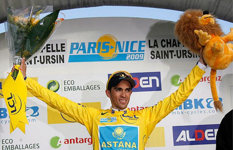 Contador comienza bien la París-Niza