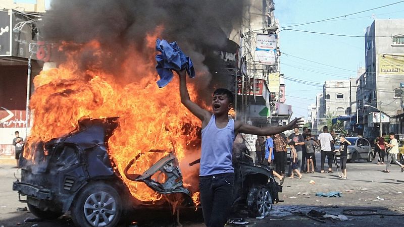 Día 1: las imágenes del ataque sorpresa desde Gaza a la represalia de Israel