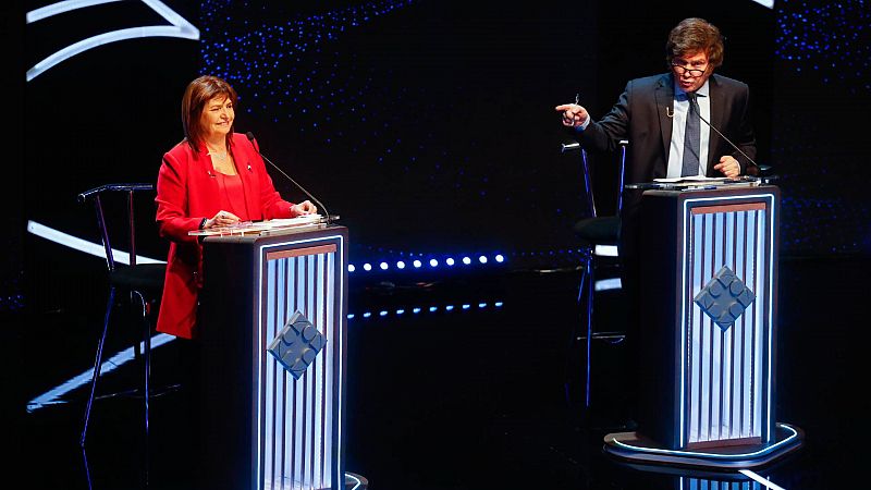 Los candidatos a la Presidencia de Argentina protagonizan nuevos cruces en el segundo debate preelectoral