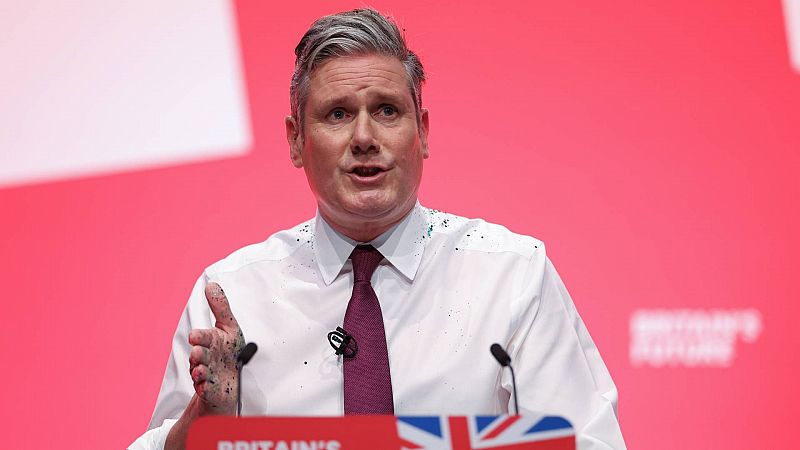 El líder laborista Keir Starmer promete "una década de renovación" si llega al Gobierno de Reino Unido