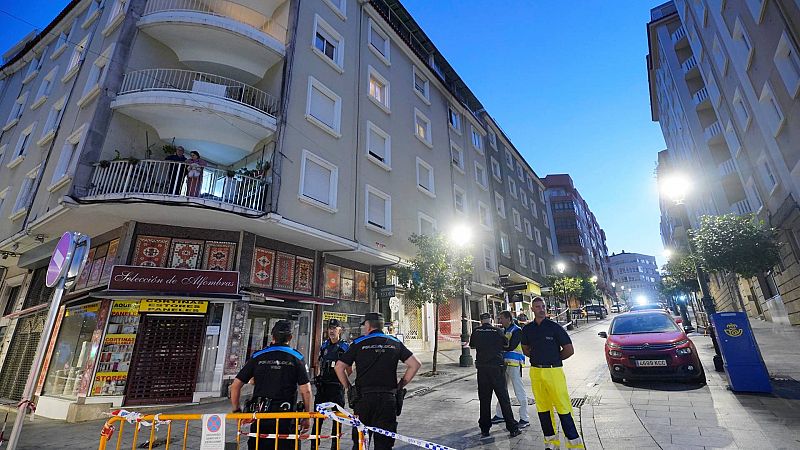 Mueren una madre y tres de sus hijos en el incendio de un edificio en Vigo