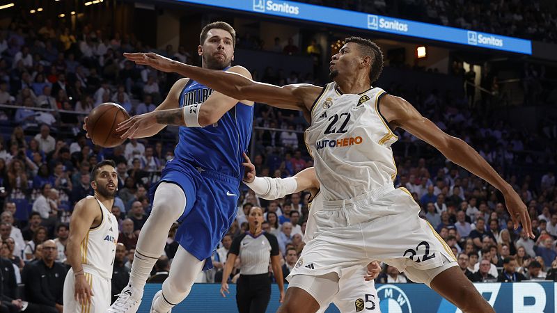 El Real Madrid se regala una victoria ante los Dallas Mavericks en el homenaje a Luka Doncic