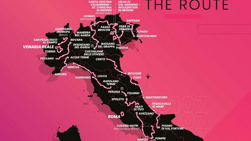 El recorrido del Giro de Italia 2024 se presenta con menos dureza y más intensidad