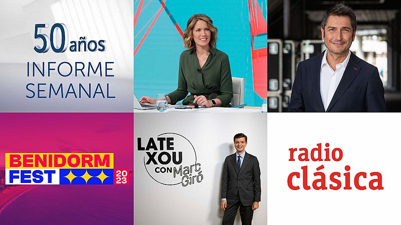 'Informe Semanal', Silvia Intxaurrondo, Carlos del Amor, Benidorm Fest, Late Xou y Radio Clásica, Premios Ondas 2023