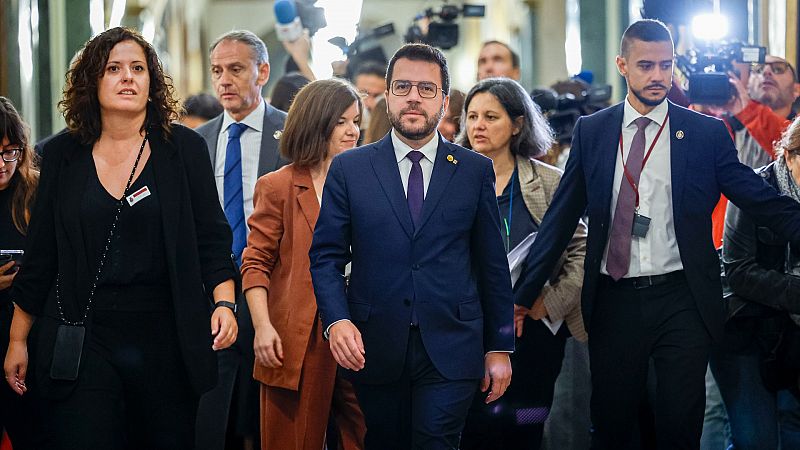 Aragonès defiende en el Senado la amnistía como "punto de partida" para que se "vote en referéndum la independencia"