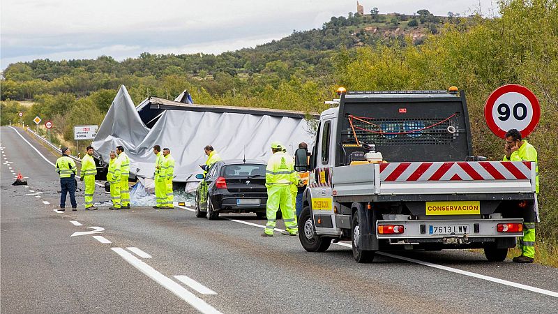 Mueren una mujer y tres menores, entre ellos dos bebs, en un accidente de trfico en Segovia