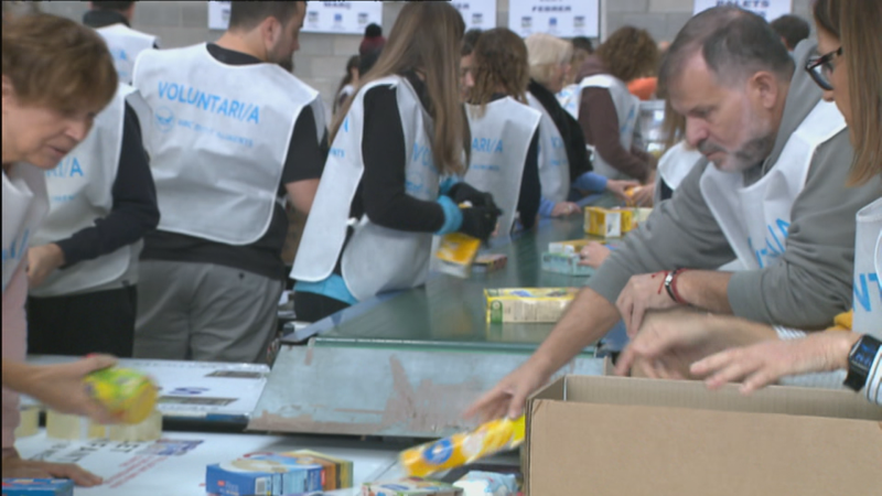 Crida a la solidaritat pel Gran Recapte: calen 18.000 voluntaris