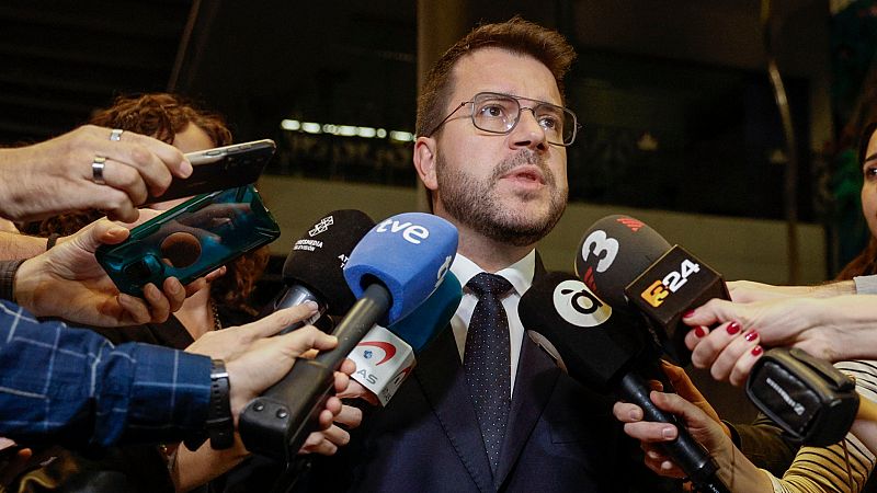 Aragonès cree que la amnistía es un paso "imprescindible" pero la solución para Cataluña pasa "por un referéndum"