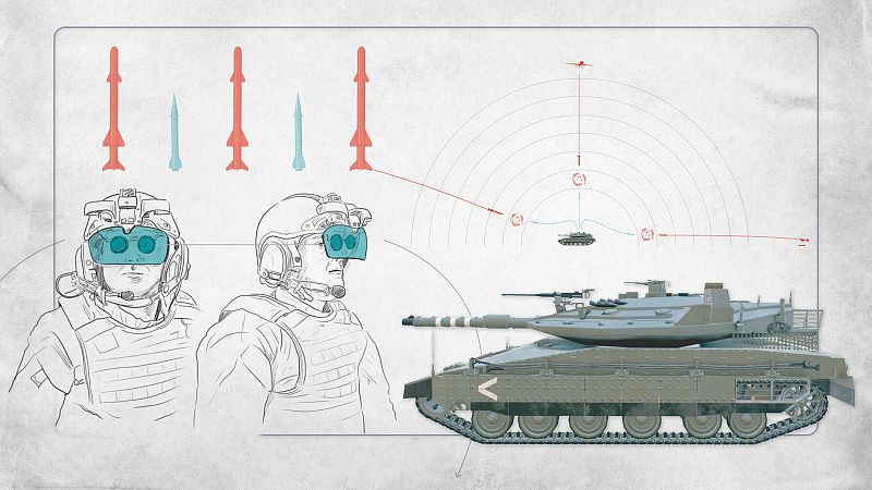Así es el tanque Merkava IV Barak con el que Israel afronta el asalto a Gaza