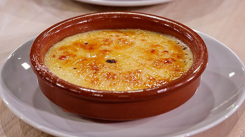 Receta de crema catalana de Toi Moreno en MasterChef Celebrity 8