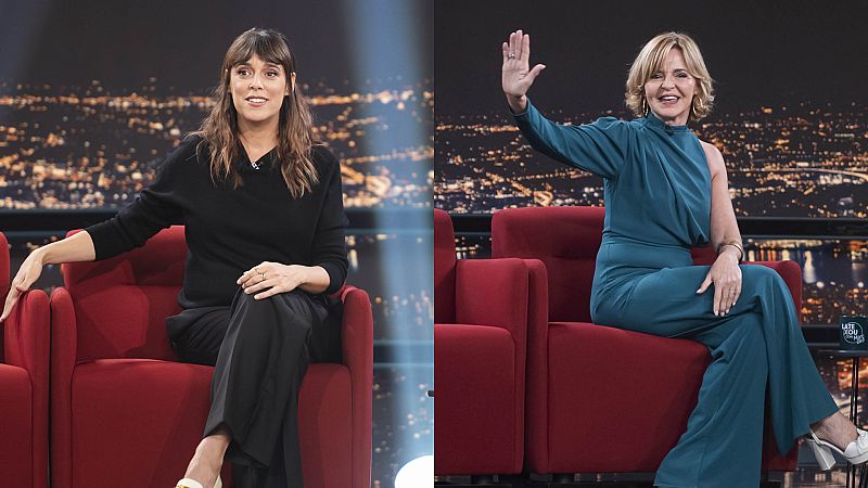 Belén Cuesta y Almudena Ariza, en 'Late Xou con Marc Giró'