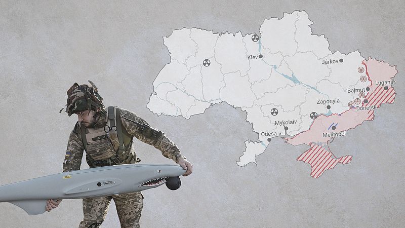 Los mapas de la semana 89ª de la guerra en Ucrania