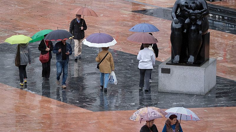 Las temperaturas bajan este lunes de forma generalizada y continúa la inestabilidad en Galicia y el Cantábrico