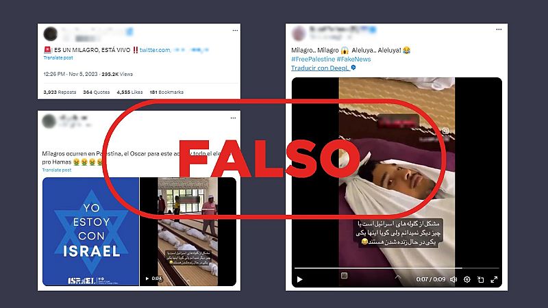 No es un palestino que finge su muerte en Gaza, es una simulación en Malasia