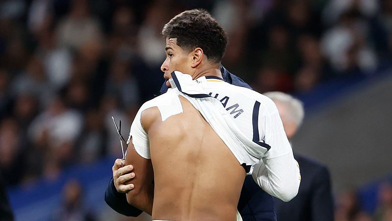 Jude Bellingham sufre un cuadro de inestabilidad anterior del hombro izquierdo y será baja ante el Valencia