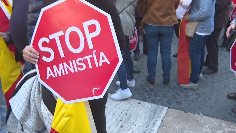 La dreta treu al carrer milers de persones indignades amb l'amnistia