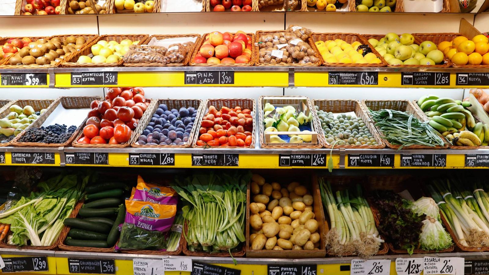 El IPC se mantiene estable en octubre en el 3,5% y los alimentos se encarecen menos, un 9,5%.