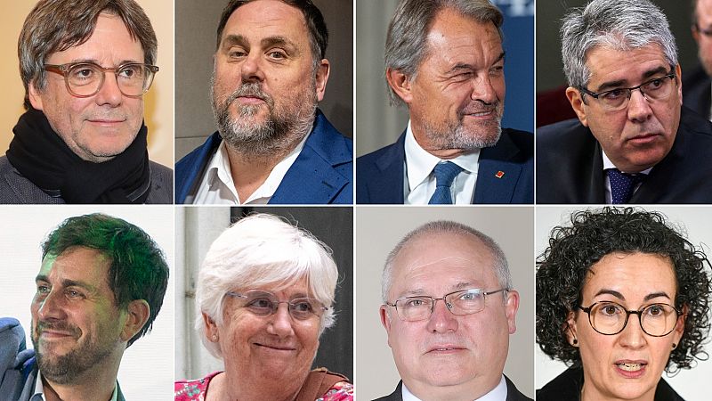 Los rostros de la amnistía: de los expresidentes Puigdemont y Mas a Junqueras o Rovira