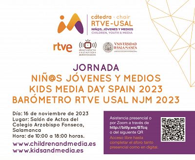 Jornada Kids Media Day Spain 2023 y Barmetro Ctedra RTVE-USAL NJM, 2023