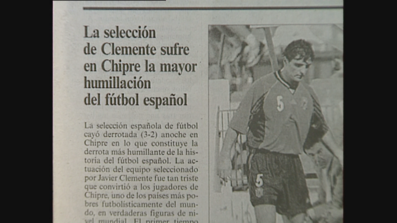 Cuando la España de Clemente perdió en Chipre: la derrota de la selección que derivó en cuestión de Estado