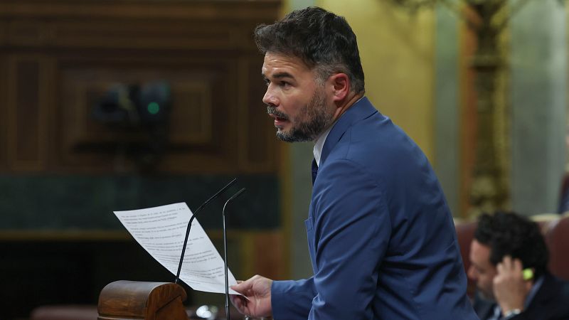 Rufián presume de su "capacidad para obligar" a Sánchez a pactar la amnistía hoy y "quizá un referéndum mañana"