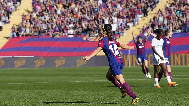 El Barcelona le hace una manita al Real Madrid y reafirma su dominio absoluto en la Liga F