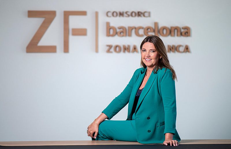 La directora general del Consorci de la Zona Franca, Blanca Sorigué, a 'Noms propis'