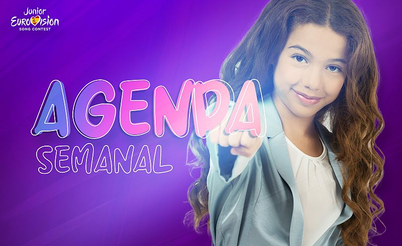 Agenda de Sandra Valero en Eurovisión Junior 2023