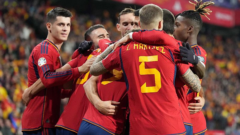 España 3-1 Georgia: la Roja se va de Valladolid como cabeza de serie de la Eurocopa pero triste por Gavi