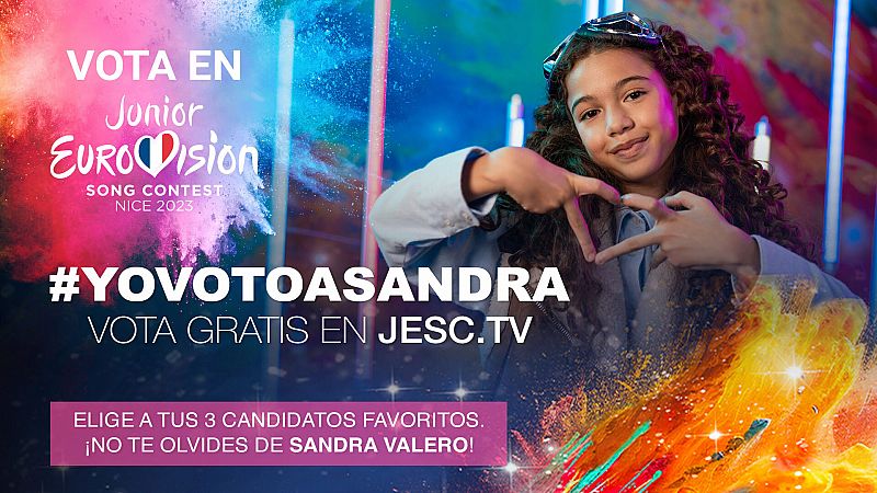 Eurovisión Junior 2023: tú puedes votar por Sandra Valero desde España