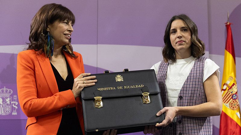 Irene Montero cede la cartera de Igualdad con reproches: "Pedro Sánchez nos echa del Gobierno"