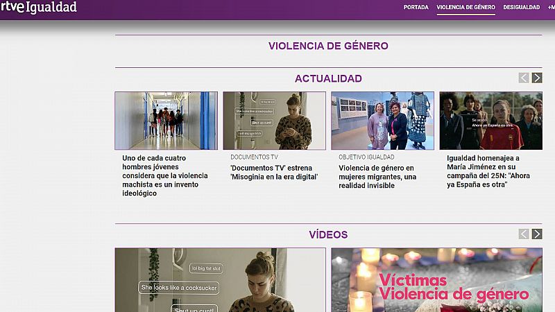 El Portal de Igualdad de RTVE se renueva al cumplir cinco aos