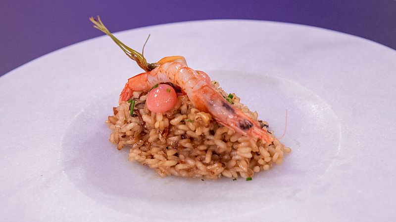 Receta de arroz con gambas de Daniel Illescas en MasterChef Celebrity 8