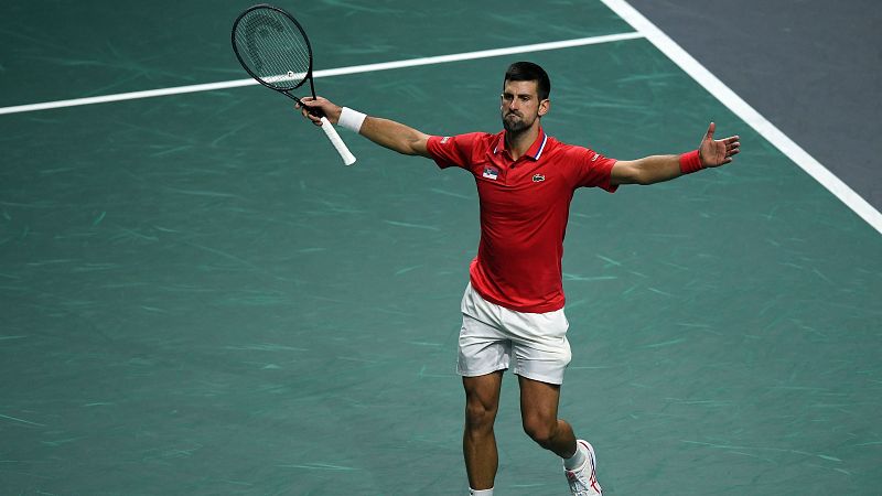 Sinner y Djokovic vuelven a medirse frente a frente en las semifinales de la Copa Davis