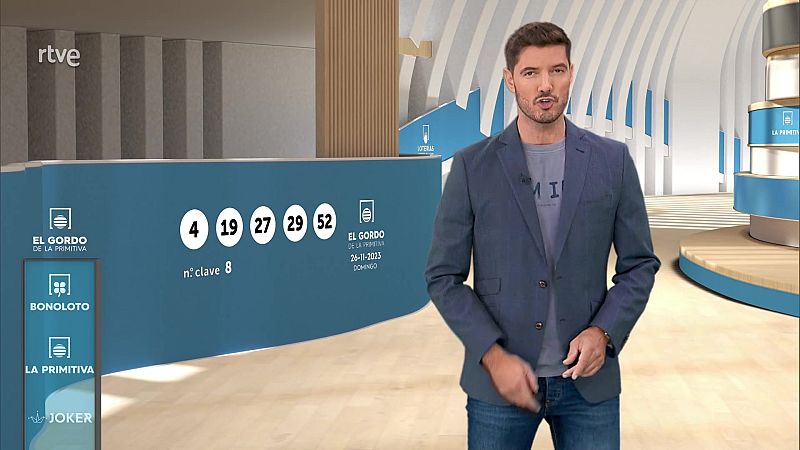 Sorteo de El Gordo de la Primitiva del domingo 26 de noviembre