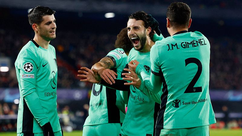 El Atlético cuenta con la ayuda del Feyenoord para sellar su pase a octavos de la Champions