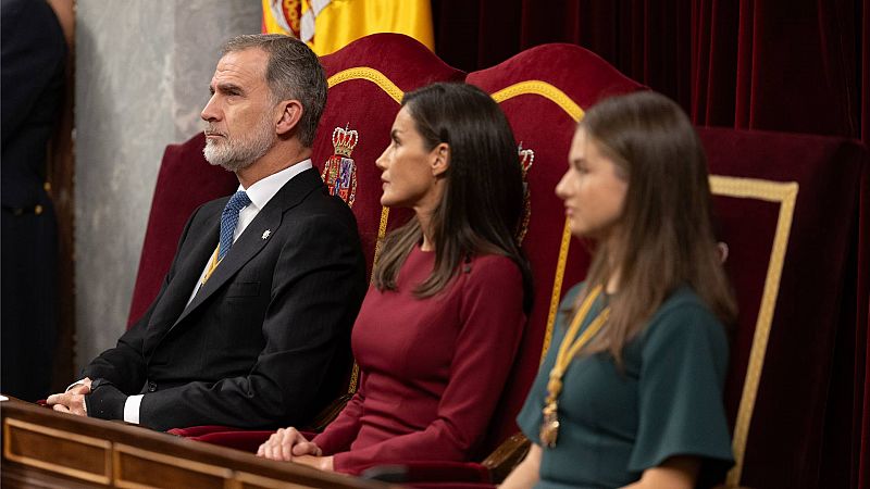 El rey pide una España "cohesionada y unida" en el acto de apertura de las Cortes Generales