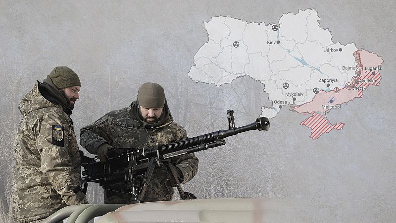 Los mapas de la semana 93ª de la guerra en Ucrania