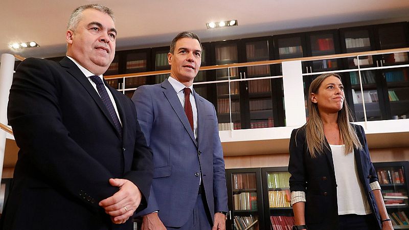 Cerdán y Nogueras llegan a Ginebra para participar en la primera reunión del PSOE y Junts