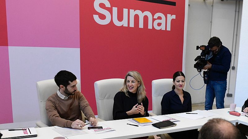 Sumar nombra una ejecutiva provisional hasta la asamblea de 2024 en la que no figura ningún cargo de Podemos