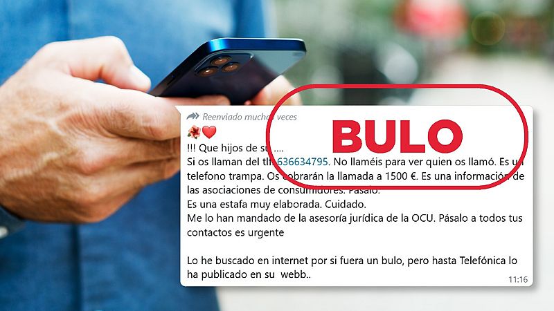 No te cobran 1.500 euros por devolver una llamada a un número móvil como difunden en WhatsApp
