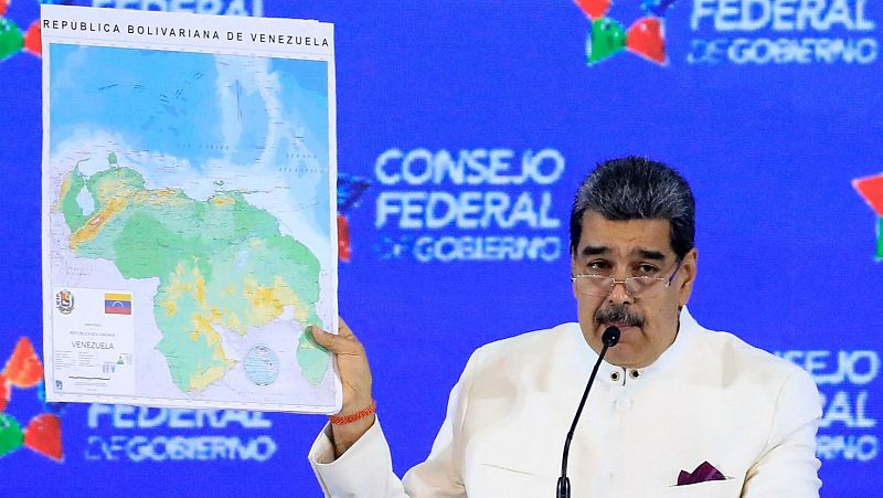 Maduro presenta una ley para crear el estado del Esequibo y crea una división militar para la zona disputada