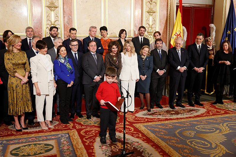 Las imágenes más destacadas del acto de conmemoración del 45 aniversario de la Constitución española