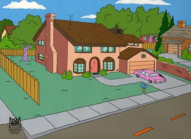 La casa de los Simpsons, embargada por impago